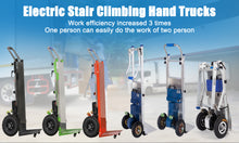 Load image into Gallery viewer, 880lb Electric Stair Climbing Hand Trucks Also Suitable for Curved Stairs, Heavy Duty Stair Climbing Dolly Up and Down Stairs Effortless