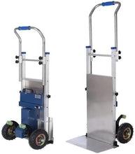 Load image into Gallery viewer, 880lb Electric Stair Climbing Hand Trucks Dolly Cart for Moving, 500W-850W Motor Power Heavy Duty Folding Stair Climber Cart Hand Trolley with Solid Wheel