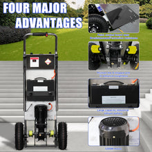 Load image into Gallery viewer, 880LB Capacity Electric Stair Climbing Hand Truck – Heavy-Duty Motorized Dolly for Straight & Curved Stairs, Effortless Heavy Load Transport