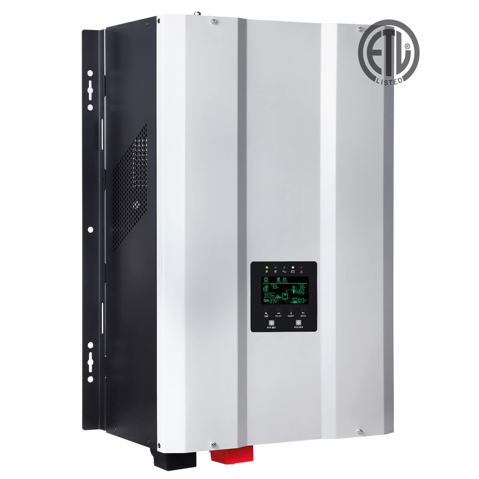 Solar Inverter UL1741 12KW 48V Solar Hybrid Inverter Output 120/240V S ...