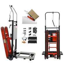 Load image into Gallery viewer, Powered Stair Climbing Hand Trucks Dolly Cart for Moving, 440lb Capacity Heavy Duty Stair Climber Furniture Dolly with Folding Handle & Solid Wheel & Brakes