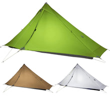 Load image into Gallery viewer, 3F UL Gear LanShan pro Tent, 1 Person / 2 Person Outdoor Ultralight Camping Tent, 3-Season or 4-Season Professional Backpacking Ten, for Camping, Hiking, Trekking (Green-1 Person, 4 Season)
