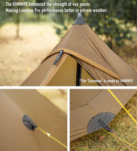 Load image into Gallery viewer, 3F UL Gear LanShan pro Tent, 1 Person / 2 Person Outdoor Ultralight Camping Tent, 3-Season or 4-Season Professional Backpacking Ten, for Camping, Hiking, Trekking (Khaki-1 Person, 4 Season)