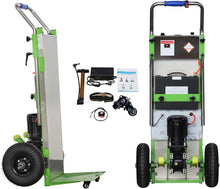 Load image into Gallery viewer, 880lb Electric Stair Climbing Hand Trucks Also Suitable for Curved Stairs, Heavy Duty Stair Climbing Dolly Up and Down Stairs Effortless