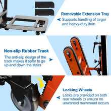 Load image into Gallery viewer, Stair Climber Hand Trucks - 441lbs Capacity Electric Hand Trucks 400W Heavy Duty Stair Climber Trolley with Safety Rope for Moving Furniture Logistics Warehouse