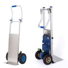 Load image into Gallery viewer, Powered Stair Climbing Hand Trucks Dolly Cart for Moving, 440lb Capacity Heavy Duty Stair Climber Furniture Dolly with Folding Handle & Solid Wheel & Brakes