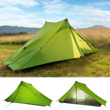 Load image into Gallery viewer, 3F UL Gear LanShan Pro Tent, 1 Person / 2 Person Outdoor Ultralight Camping Tent, 3-Season or 4-Season Professional Backpacking Ten, for Camping, Hiking, Trekking (Green-2 Person, 3 Season)