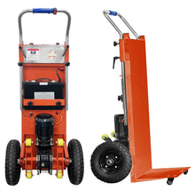 Load image into Gallery viewer, Electric Stair Climbing Hand Trucks Dolly Cart for Moving, 880lb Max Load, 1200W Motor Folding Stair Climber Cart, Powerful Powered Stair Climbing Dolly Heavy Duty