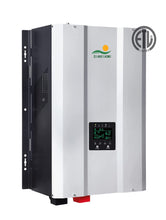 Load image into Gallery viewer, UL1741 8KW 48 Volt Solar Inverter Charger, DC 48V AC Input 240V AC Output 120V/240V Power Pure Sine Wave Power Inverter, 2x60A MPPT Solar Charger, Charge Current 200A