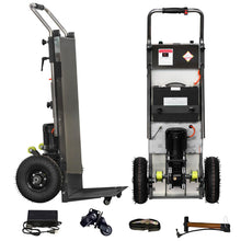 Load image into Gallery viewer, 880lbs Electric Stair Climbing Hand Trucks Dolly Cart for Moving Heavy Objects