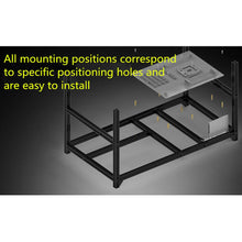 Load image into Gallery viewer, 6/8 GPU Aluminum Stackable Open Air Mining Computer Frame Rig Ethereum Veddha