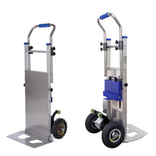 Load image into Gallery viewer, Powered Stair Climbing Hand Trucks Dolly Cart for Moving, 440lb Capacity Heavy Duty Stair Climber Furniture Dolly with Folding Handle & Solid Wheel & Brakes