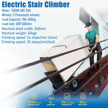 Load image into Gallery viewer, Powered Stair Climbing Hand Trucks Dolly Cart for Moving, 880lbs max Load Capacity Stair Climbing Dolly for Easy up/Down Stairs