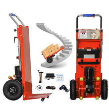 Load image into Gallery viewer, Hand Trucks Heavy Duty Hand Cart Dolly Electric Stair Climbing Hand Trucks Electric Stair Climbing Hand Trucks Dolly Cart for Moving with Folding Handle,Solid Wheel and Brakes