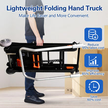 Load image into Gallery viewer, Electric Stair Climbing Hand Trucks, Upgrade Concave Frame, 176lbs Capacity Heavy Duty Stair Climber Moving Heavy Objects Up and Down Stairs Effortless, Aluminum Powered Stair Climbing Cart