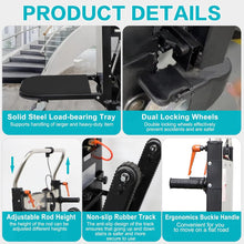 Load image into Gallery viewer, Electric Stair Climbing Hand Trucks Dolly Cart for Moving Heavy Objects, 661lbs Load, 500W Motor Power Heavy Duty Folding Stair Climber Cart Hand Trolley, for Furniture Family Logistics Warehouse