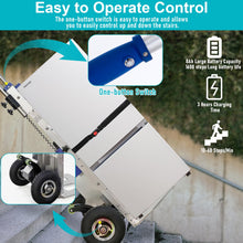 Load image into Gallery viewer, 440lbs Electric Stair Climbing Hand Trucks Dolly Cart for Moving, Aluminum Heavy Duty Stair Climbing Cart 400W Powered Stair Climbing Hand Truck with Extensible Handle