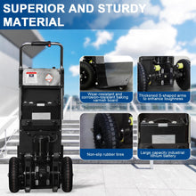 Load image into Gallery viewer, 880lb Electric Stair Climbing Hand Trucks Dolly Cart for Moving, 500W-850W Motor Power Heavy Duty Folding Stair Climber Cart Hand Trolley with Solid Wheel
