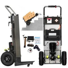 Load image into Gallery viewer, Electric Stair Climbing Hand Trucks Dolly Cart for Moving, 880lb Heavy Duty Folding Stair Climber Cart Hand Trolley Motor Battery Powered for Furniture Family Logistics Warehouse