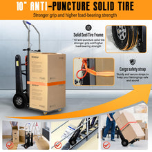 Load image into Gallery viewer, Electric Stair Climbing Hand Trucks Dolly Cart for Moving 661lb Capacity Heavy Duty Folding Stair Climber Cart Hand Trolley, for Furniture Family Logistics Warehouse