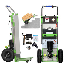 Load image into Gallery viewer, Hand Trucks Heavy Duty Hand Cart Dolly Electric Stair Climbing Hand Trucks Electric Stair Climbing Hand Trucks Dolly Cart for Moving with Folding Handle,Solid Wheel and Brakes