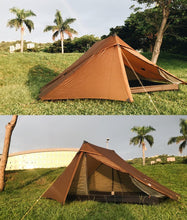 Load image into Gallery viewer, 3F UL Gear LanShan pro Tent, 1 Person / 2 Person Outdoor Ultralight Camping Tent, 3-Season or 4-Season Professional Backpacking Ten, for Camping, Hiking, Trekking (Khaki-2 Person, 4 Season)