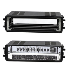 Load image into Gallery viewer, Rack Case, Rack Case Flight Cases, Durable HDPE Watertight Dust-Proof 2U/4U/6U Shock Mount Racks with Microphone Compartments
