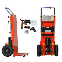 Load image into Gallery viewer, Powered Stair Climbing Hand Trucks Dolly Cart for Moving, 440lb Capacity Heavy Duty Stair Climber Furniture Dolly with Folding Handle & Solid Wheel & Brakes