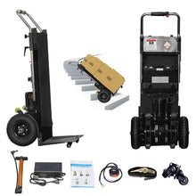 Load image into Gallery viewer, Powered Stair Climbing Hand Trucks Dolly Cart for Moving, 440lb Capacity Heavy Duty Stair Climber Furniture Dolly with Folding Handle & Solid Wheel & Brakes