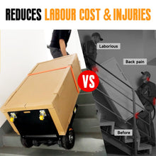 Load image into Gallery viewer, Electric Stair Climbing Hand Trucks Dolly Cart for Moving 661lb Capacity Heavy Duty Folding Stair Climber Cart Hand Trolley, for Furniture Family Logistics Warehouse