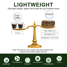 Load image into Gallery viewer, 3F UL Gear Lanshan Ultralight Tent 3-Season Camping Tent, Ideal for Camping in the Garden,Outdoor Lightweight Camping Shelter and Hiking Tent