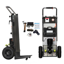 Load image into Gallery viewer, Powered Stair Climbing Hand Trucks Dolly Cart for Moving, 440lb Capacity Heavy Duty Stair Climber Furniture Dolly with Folding Handle & Solid Wheel & Brakes