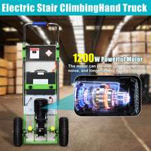 Load image into Gallery viewer, 880lbs Electric Stair Climbing Hand Trucks Dolly Cart for Moving Heavy Objects