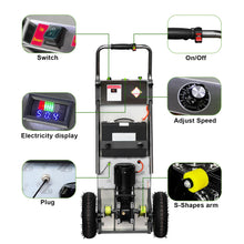 Load image into Gallery viewer, Hand Trucks Heavy Duty Hand Cart Dolly Electric Stair Climbing Hand Trucks Electric Stair Climbing Hand Trucks Dolly Cart for Moving with Folding Handle,Solid Wheel and Brakes