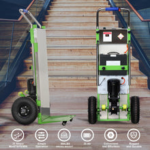 Load image into Gallery viewer, 880lbs Capacity Electric Stair Climbing Hand Trucks Cart, 1200W Powered Motor Electric Stair Climbing Dolly Battery Powered for Moving, Heavy Duty Electric Stair Climber
