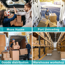 Load image into Gallery viewer, 440 lbs Electric Stair Climbing Hand Trucks for Moving Heavy Objects, Aluminum Alloy, Folding Stair Climbing Dolly with Rubber Tracks for Easy Moving of Heavy Furniture