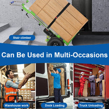 Load image into Gallery viewer, 880lbs Capacity Electric Stair Climbing Hand Trucks Cart, 1200W Powered Motor Electric Stair Climbing Dolly Battery Powered for Moving, Heavy Duty Electric Stair Climber