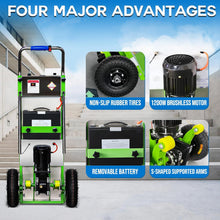 Load image into Gallery viewer, 880lb Electric Stair Climbing Hand Trucks Also Suitable for Curved Stairs, Heavy Duty Stair Climbing Dolly Up and Down Stairs Effortless