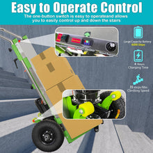 Load image into Gallery viewer, 880lbs Electric Stair Climbing Hand Trucks Dolly Cart for Moving Heavy Objects