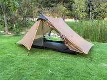 Load image into Gallery viewer, 3F UL Gear Lanshan Ultralight Tent Waterproof Professional Hiking Tent 2Person Tents for Camping 4 Season Backpacking Tent (Khaki-2 People, 4 Season)