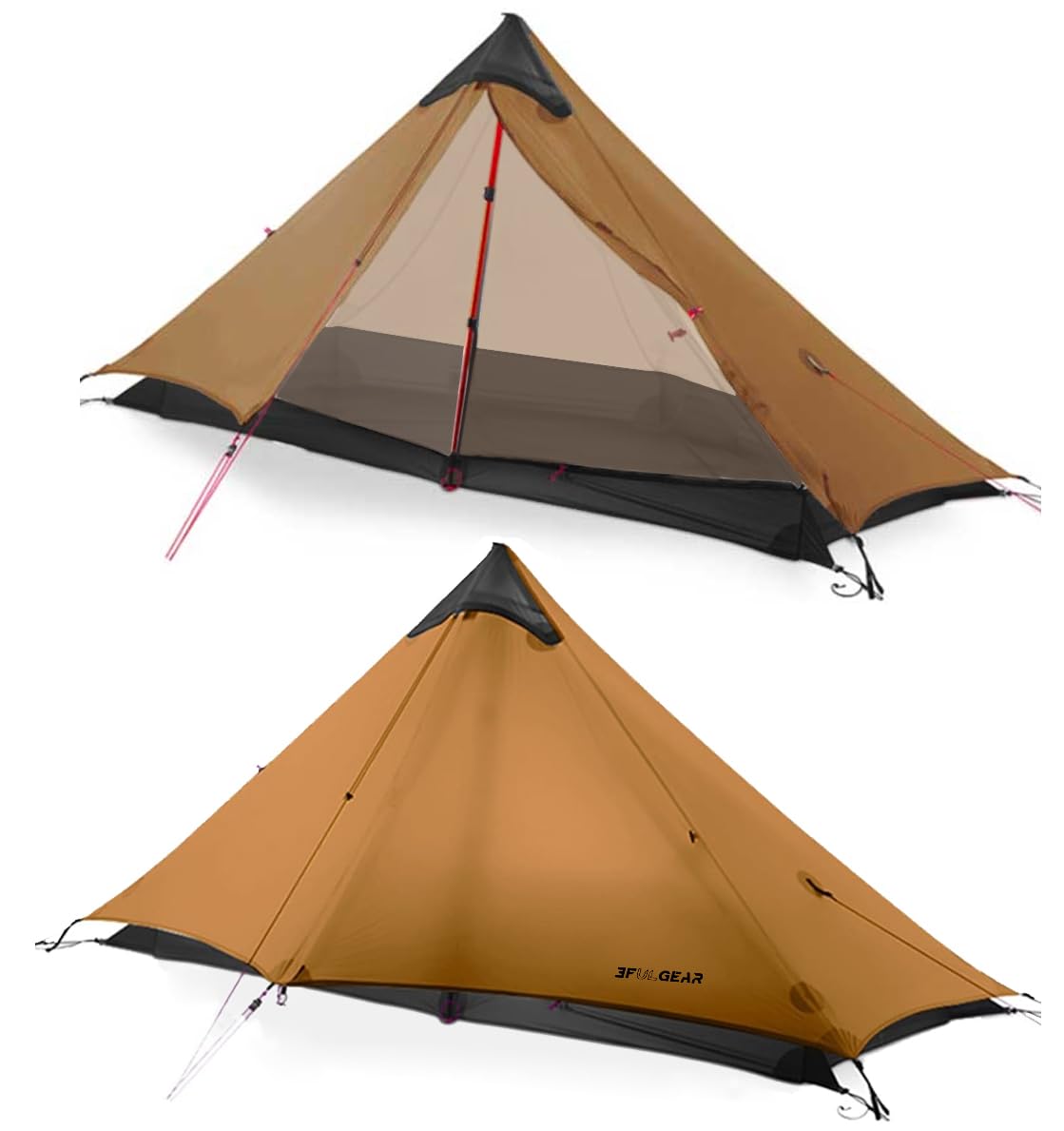 lanshan 3 person tent 3F UL Gear Lanshan Ultralight 1-Person or 2-Person Backpacking Tent, 3 –  RXFSP