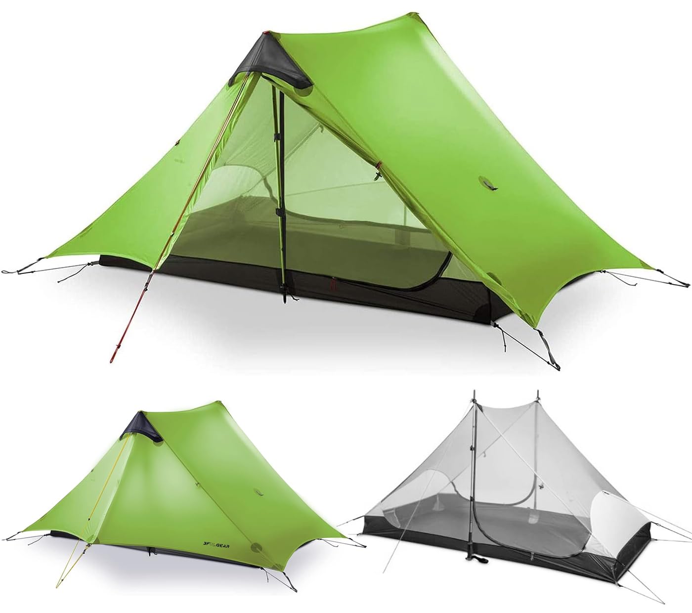 3f ul gear tent 3F UL Gear Lanshan Ultralight 1-Person or 2-Person Backpacking Tent, 3 – RXFSP