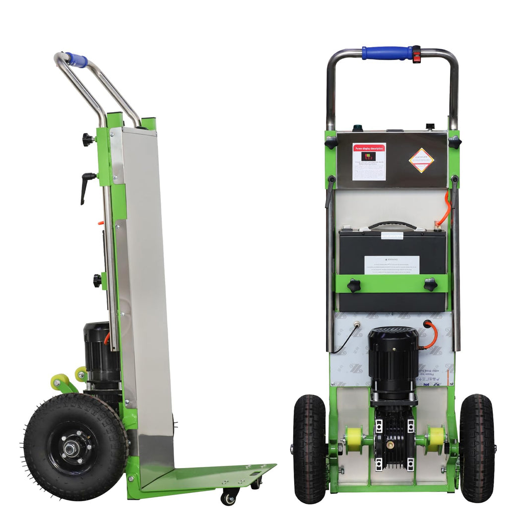 Powered Stair Climbing Hand Trucks Dolly Cart for Moving, 880lbs max Load Capacity Stair Climbing Dolly, 1200W Heavy-Duty Trolley Cart for Family Logistics Warehouse