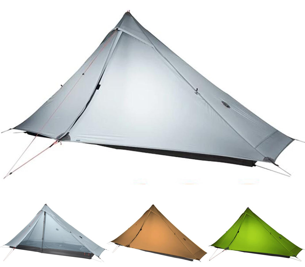 3F UL Gear Lanshan PRO Lanshan Ultralight Tent 3 Season 4 Season Backpacking Tent for 1-Person or 2-Person, Waterproof Professional Tents for Camping, Kayaking, Climbing, Hiking