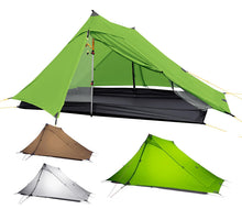 Load image into Gallery viewer, 3F UL Gear LanShan Pro Tent, 1 Person / 2 Person Outdoor Ultralight Camping Tent, 3-Season or 4-Season Professional Backpacking Ten, for Camping, Hiking, Trekking (Green-2 Person, 3 Season)
