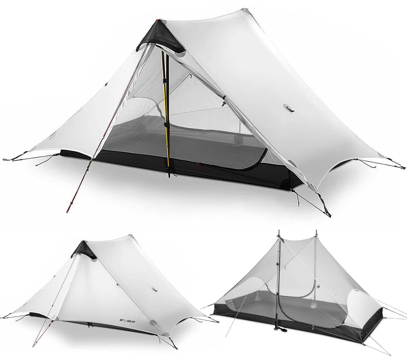 3f ul gear lanshan 2 3F UL Gear Lanshan Ultralight 1-Person or 2-Person Backpacking Tent, 3 – RXFSP