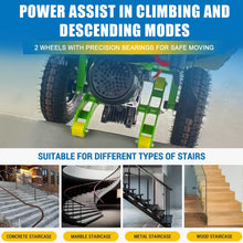 Load image into Gallery viewer, Powered Stair Climbing Hand Trucks Dolly Cart for Moving, 880lbs max Load Capacity Stair Climbing Dolly, 1200W Heavy-Duty Trolley Cart for Family Logistics Warehouse
