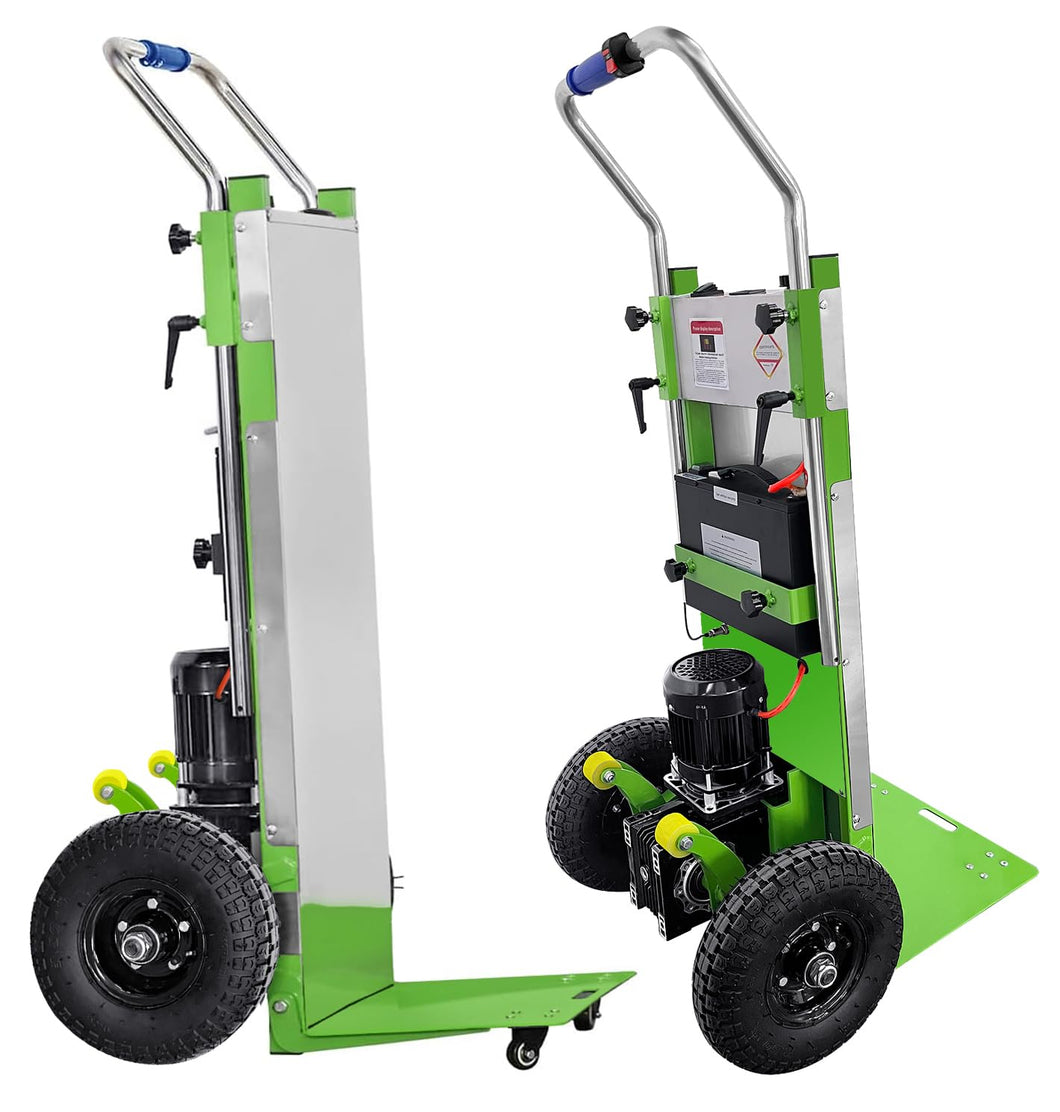 Electric Stair Climbing Hand Trucks Dolly Cart for Moving, 880lb Max Load, 1200W Motor Folding Stair Climber Cart, Powerful Powered Stair Climbing Dolly Heavy Duty