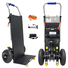 Load image into Gallery viewer, Electric Stair Climbing Hand Truck Dolly, 1200W Powered Stair Climber Dolly Cart, 880lb Capacity Easily Handles Heavy Duty Loads Up and Down Stairs
